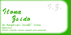 ilona zsido business card